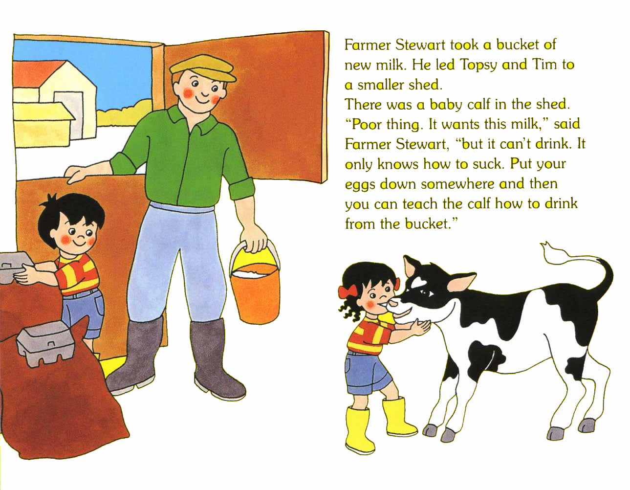 Ladybird - Topsy Tim Books - At the Farm (10),绘本,绘本故事,绘本阅读,故事书,童书,图画书,课外阅读